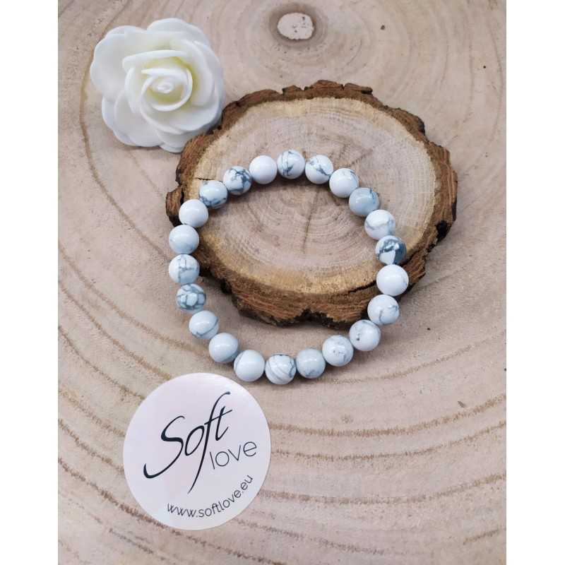 Bracelet de Puissance - Jaspe Blanc