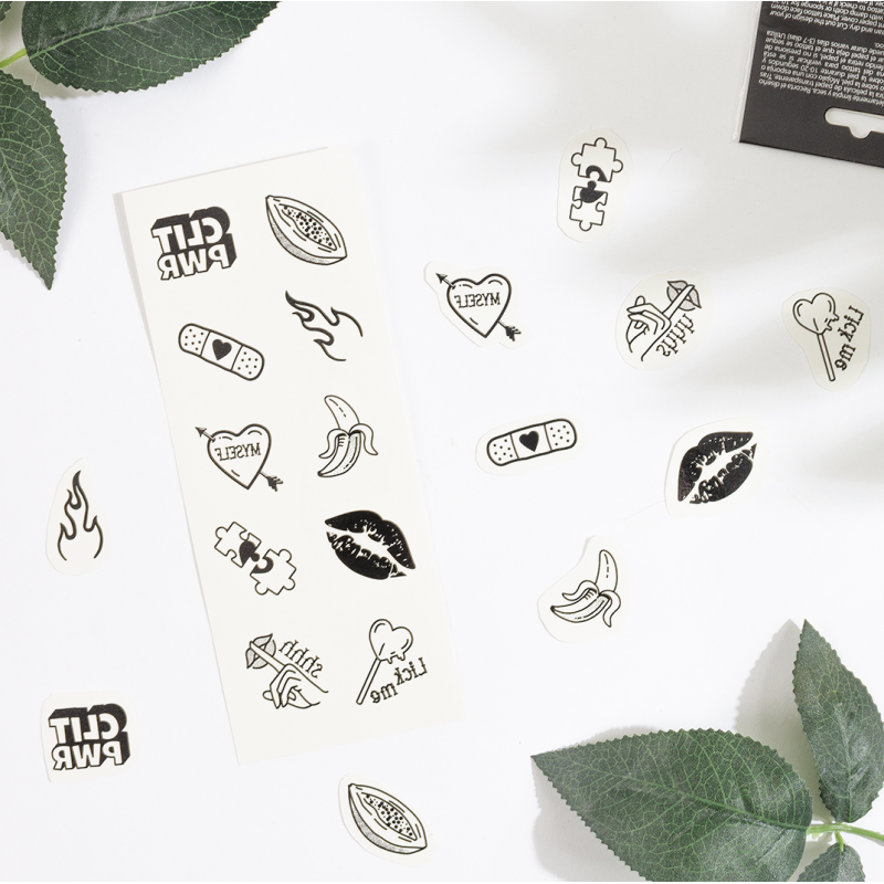 10 Tatouages temporaires - Candy Collection