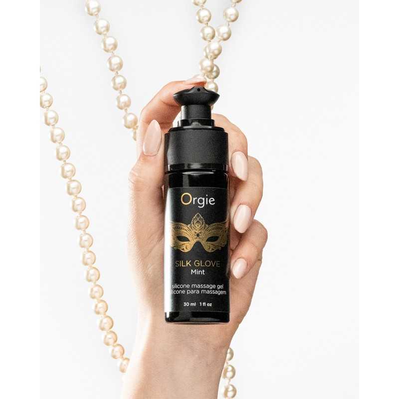 Massage au silicone et perles au toucher soyeux et sec 30ml