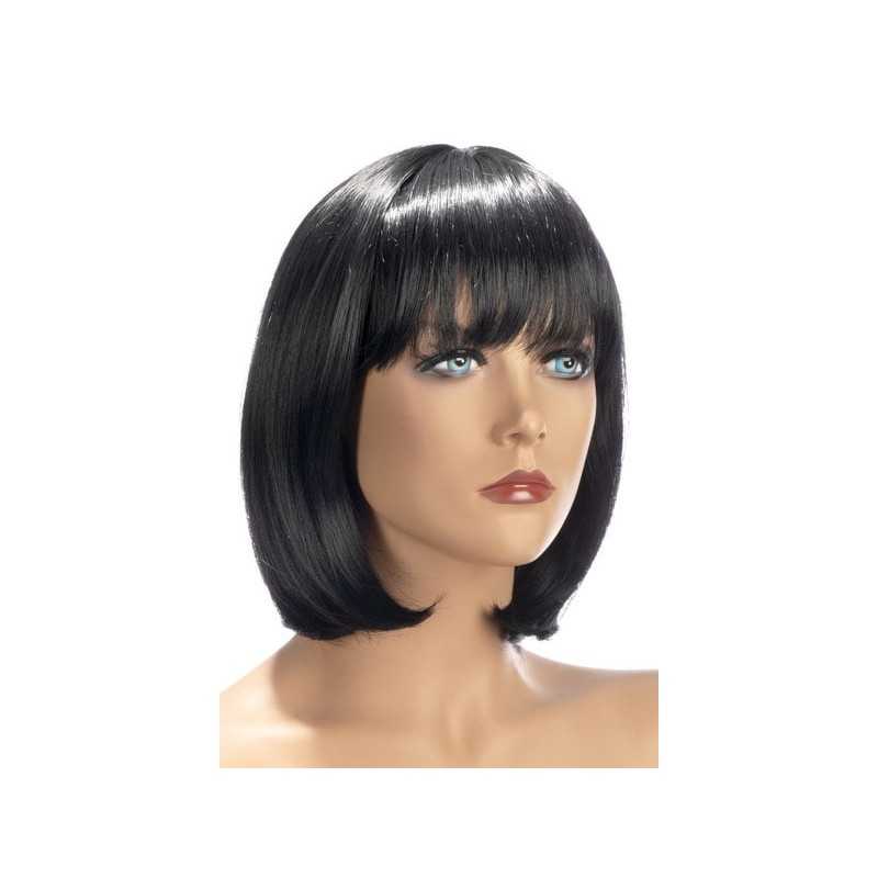 Perruque Camila mi longue Brun noir ou Blond