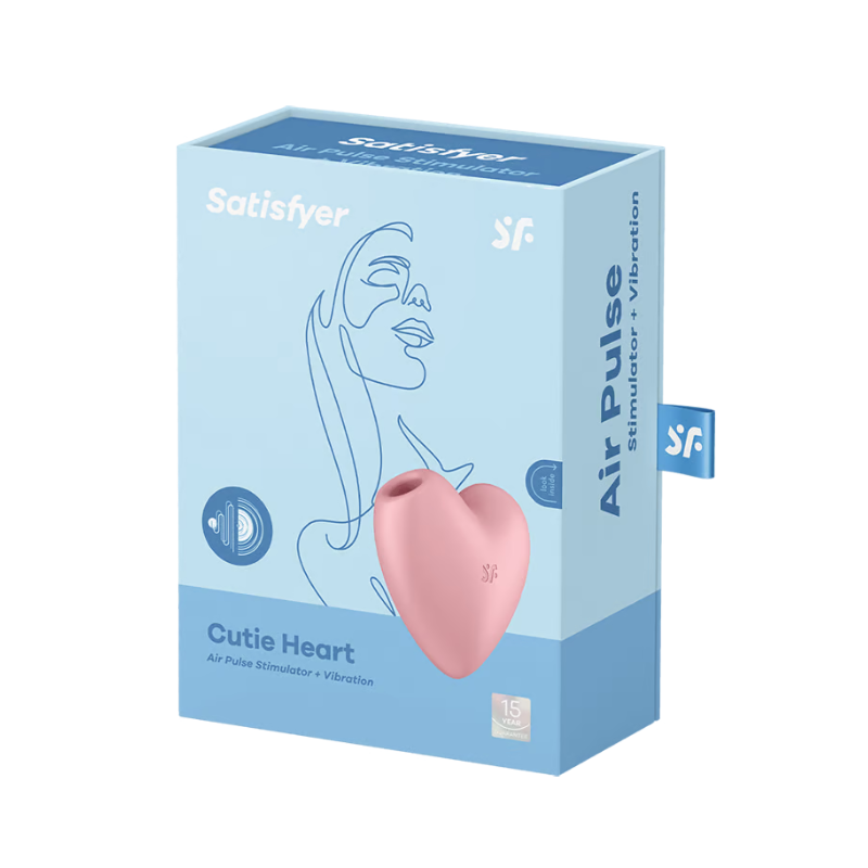 Satisfyer Cutie Heart : Vibromasseur Compact et Ludique