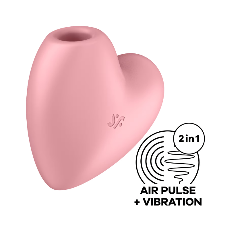 Satisfyer Cutie Heart : Vibromasseur Compact et Ludique