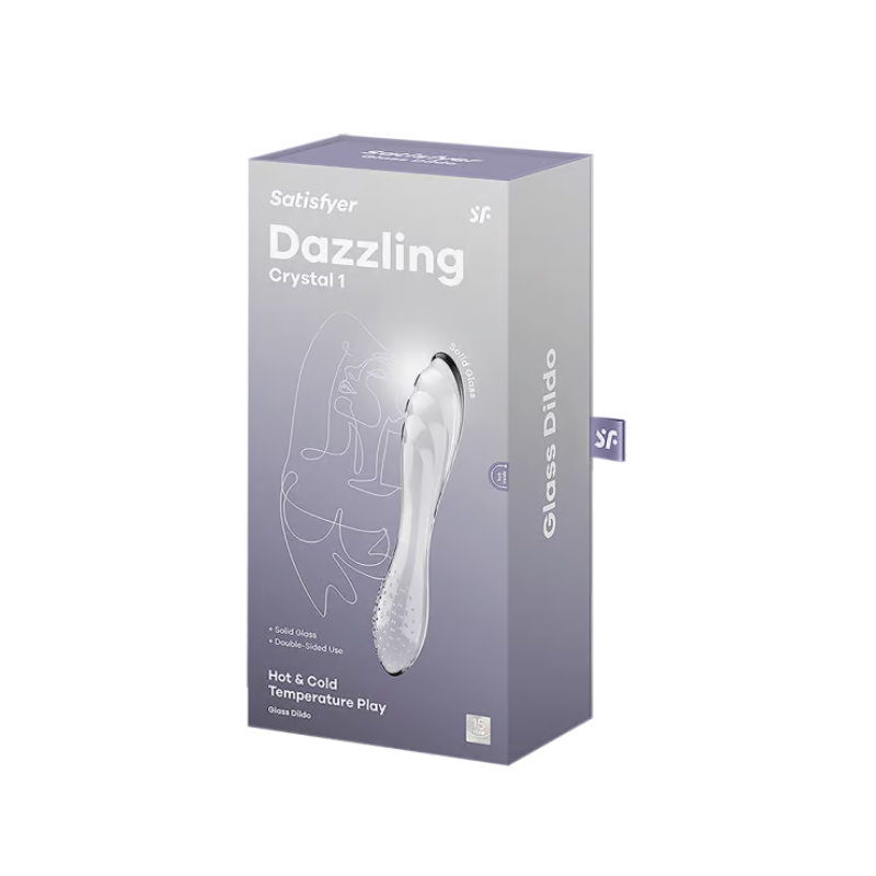 Satisfyer Dazzling Crystal 1 – Godemichet en Verre de Luxe