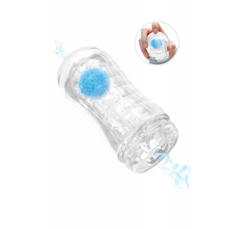 Masturbateur avec bille interne stimulante