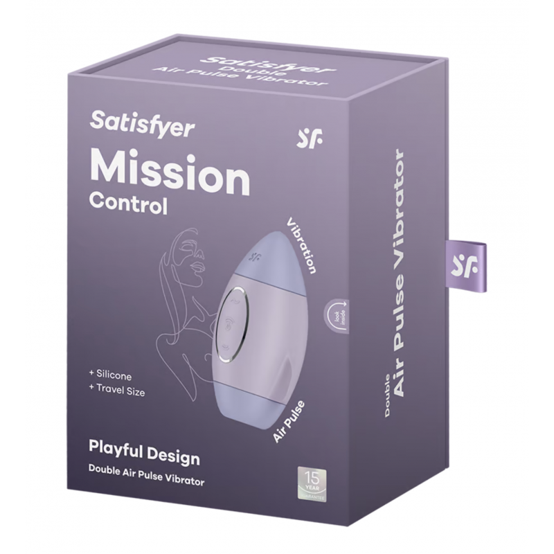 Satisfyer Mission Control : Vibromasseur Air Pulse à Intégrer