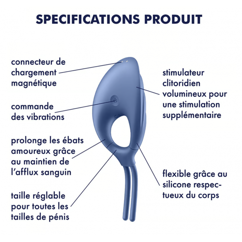 Anneau Pénien Réglable Satisfyer Swordsman