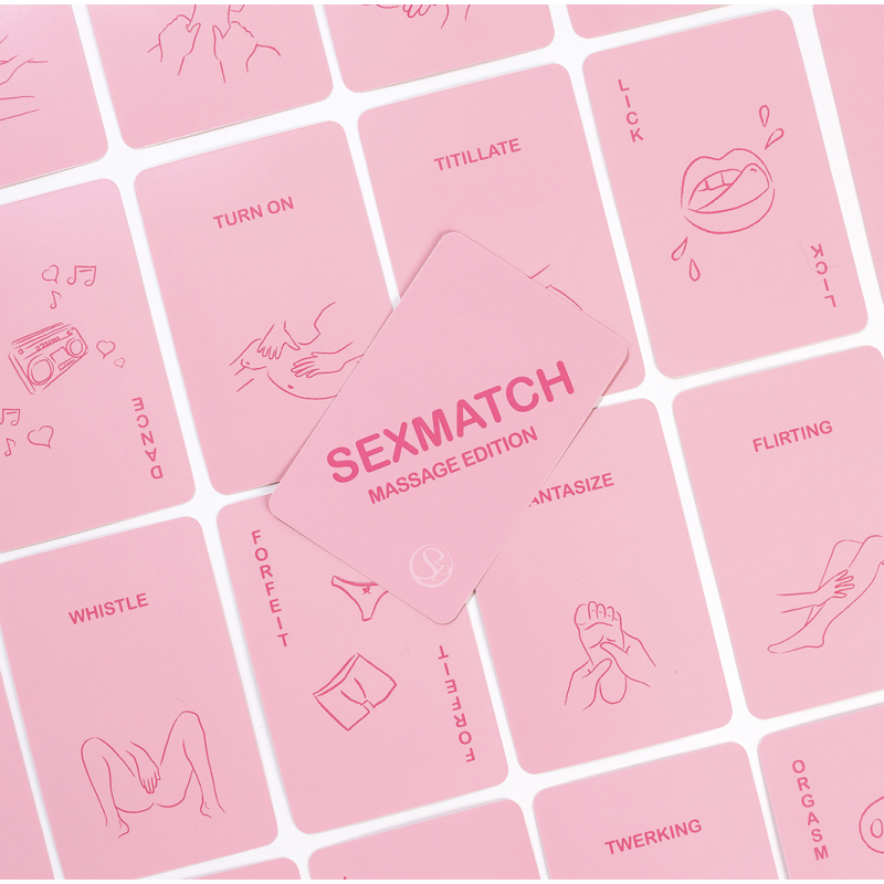 Sexmatch Massage Edition : Jeu de Cartes pour des Massages Sensuels