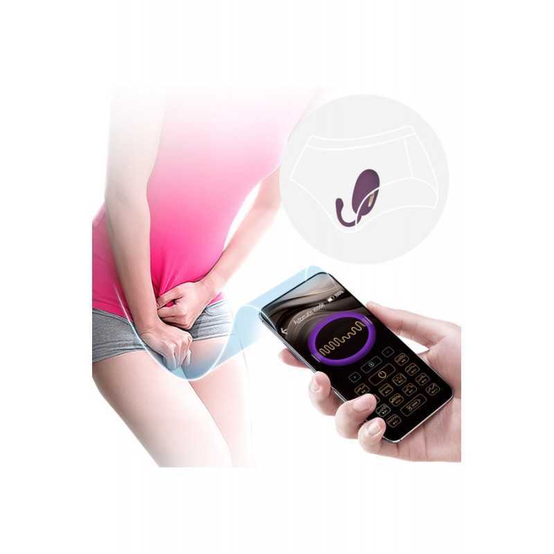 Oeuf Vibrant Connecté avec Électro-Stimulation
