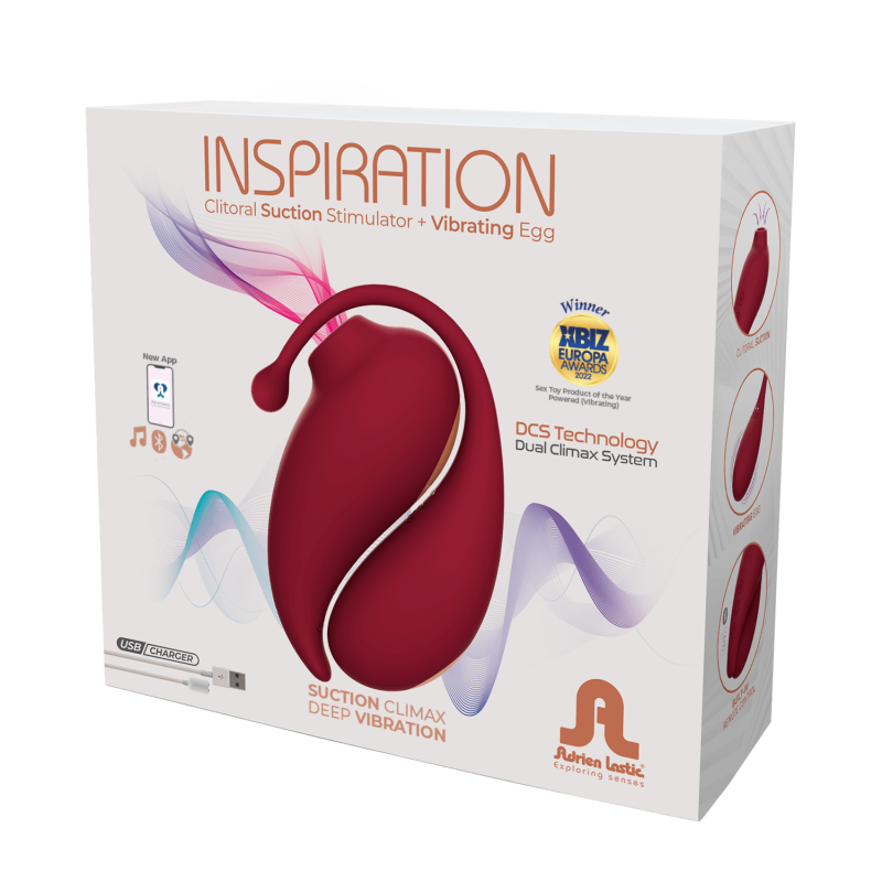 Coffret sextoys clitoridien et œuf vibrant - Adrien Lastic