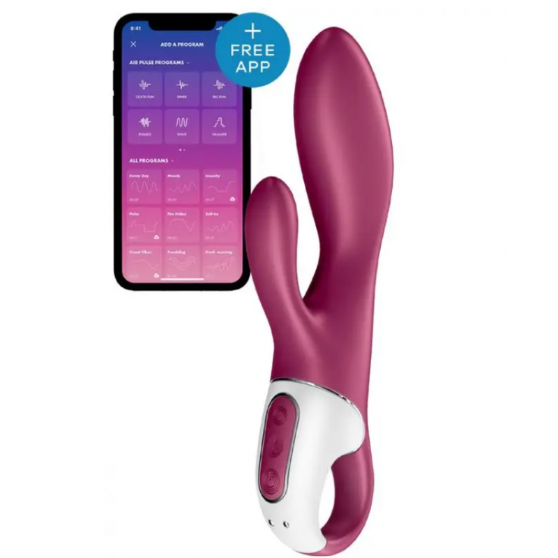 Sextoy Satisfyer Heated Affair - Rabbit Chauffant et Connecté