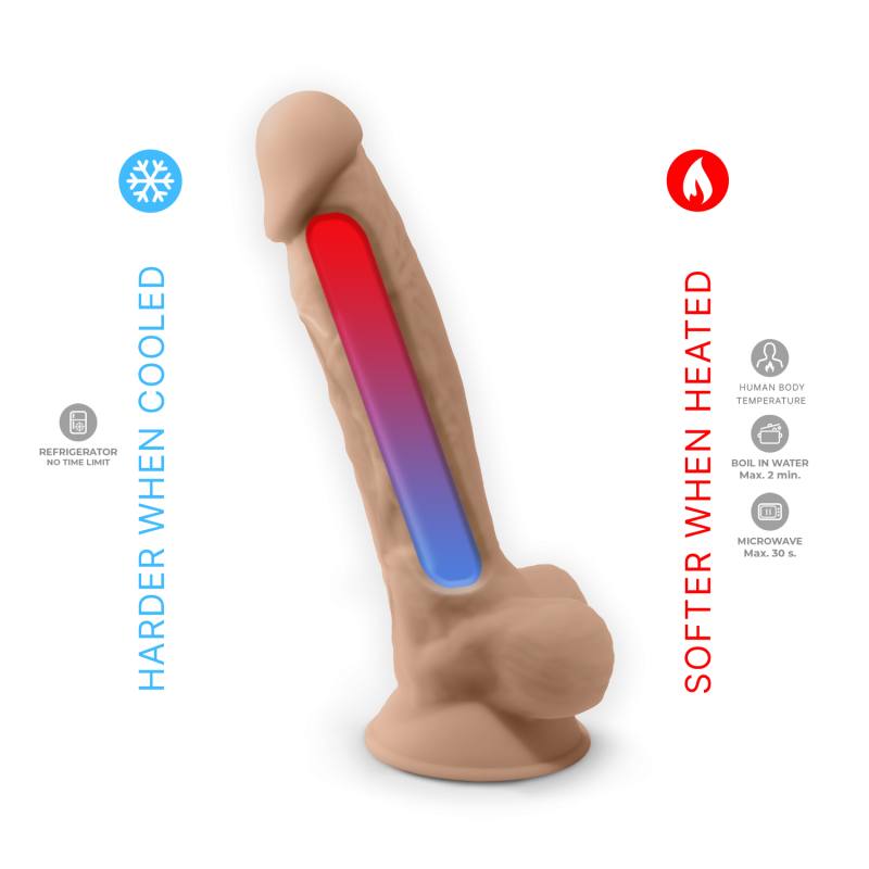 Dildo Silexd - 1 8" Vibrant + LRS – Réalisme et Plaisir