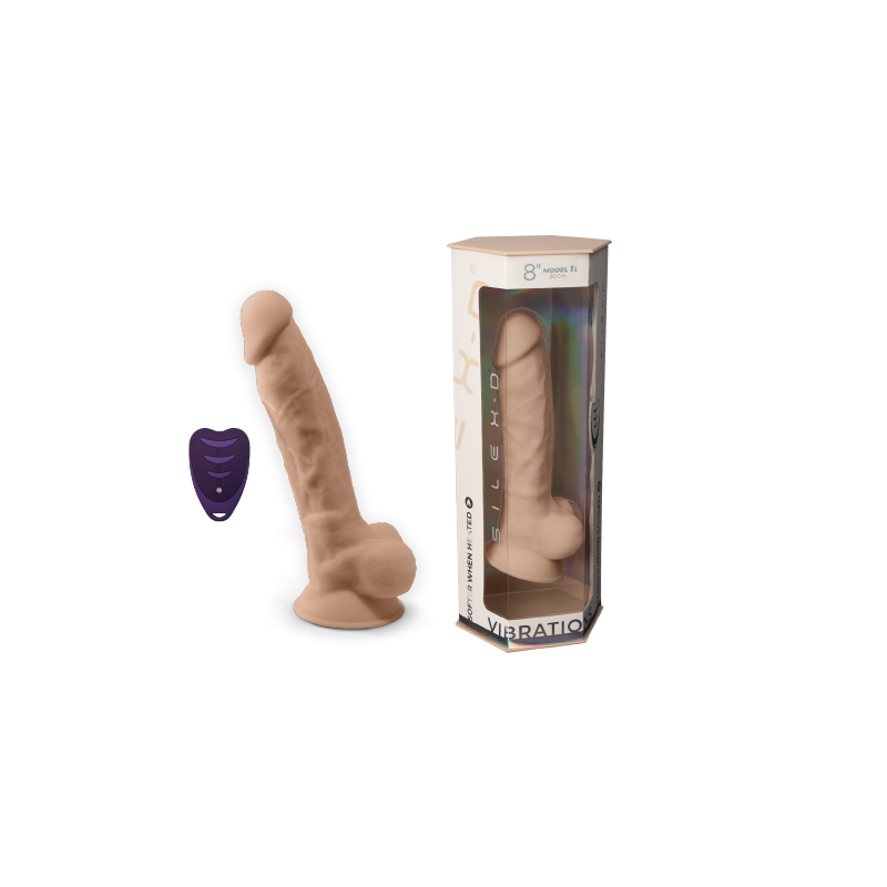 Dildo Silexd - 1 8" Vibrant + LRS – Réalisme et Plaisir
