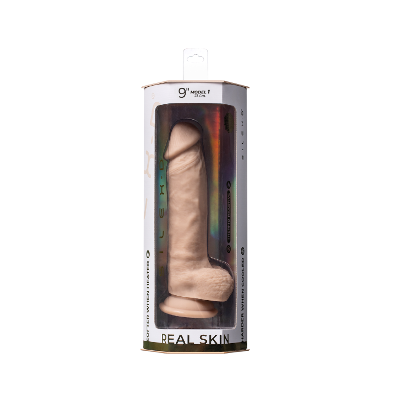 Silexd Real Skin – Gode réaliste avec ventouse et testicules