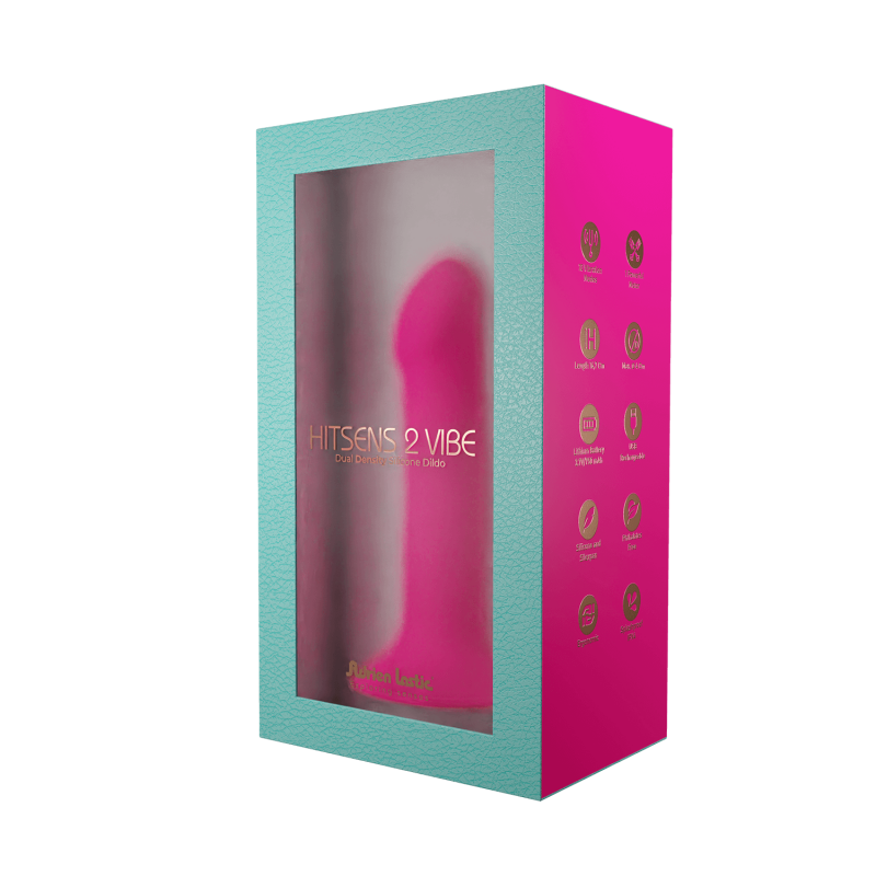 Hitsens 2 – Gode Vibrant en Silicone Double Densité