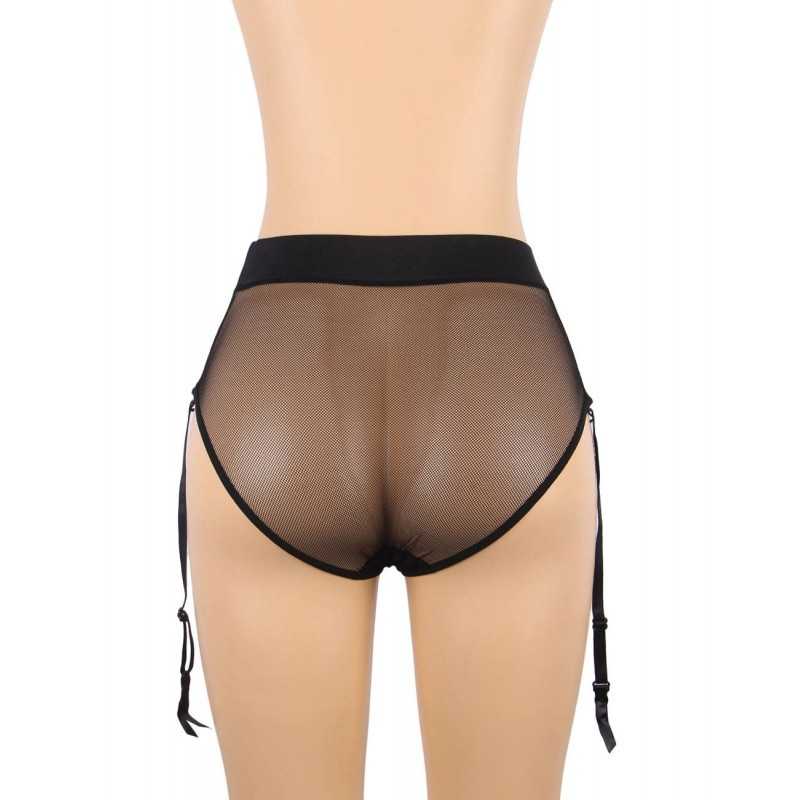 Culotte Résille Noire – Élégance et Séduction
