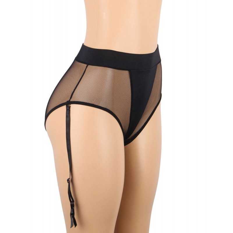 Culotte Résille Noire – Élégance et Séduction