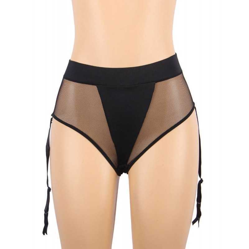 Culotte Résille Noire – Élégance et Séduction