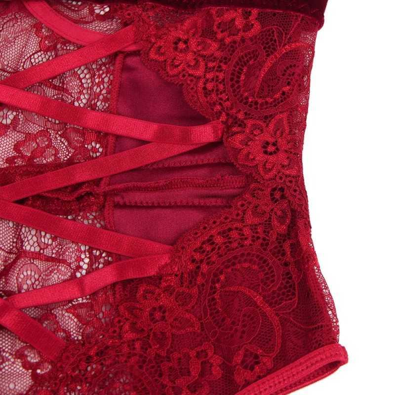 Body velours & dentelle – Jarretelles et armatures élégantes