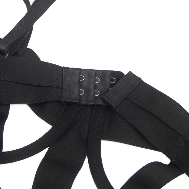 Body noir ouvert Emma – Lingerie sexy et graphique