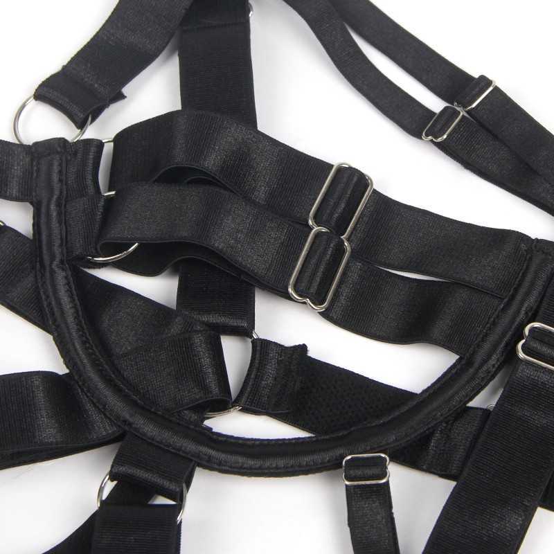 Body bondage ouvert Mila – Lanières sexy et ajustables