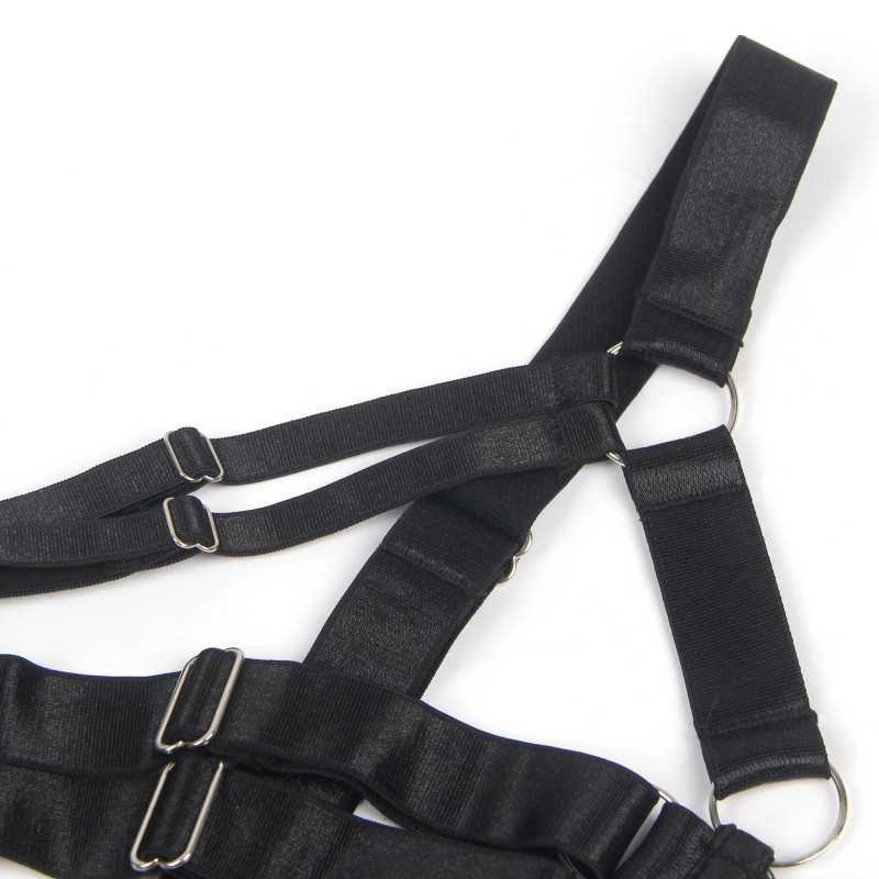 Body bondage ouvert Mila – Lanières sexy et ajustables