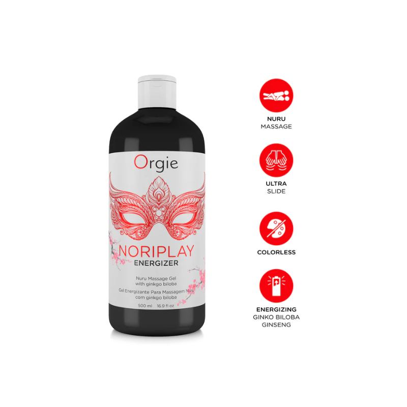Gel massage corps à corps Noriplay – Nuru glissant énergisant