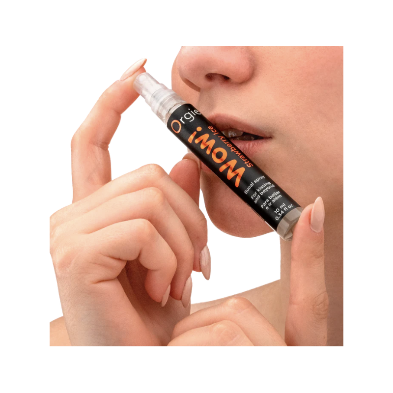 Spray buccal effet glacé – Fraise ou Menthe, baiser & oral