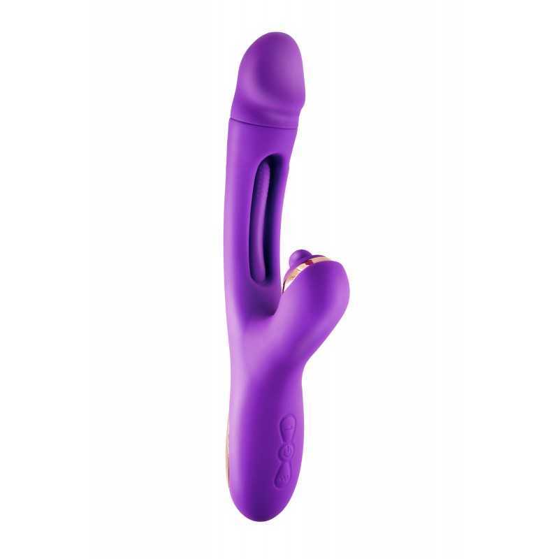 Vibromasseur Rabbit 3-en-1 – Tapotement Point G & Clitoris