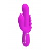 Vibromasseur triple stimulation | 7 vibrations, thumping, rolling