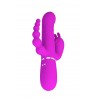 Vibromasseur triple stimulation | 7 vibrations, thumping, rolling