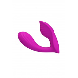 Culotte vibrante télécommandée silicone rose rechargeable