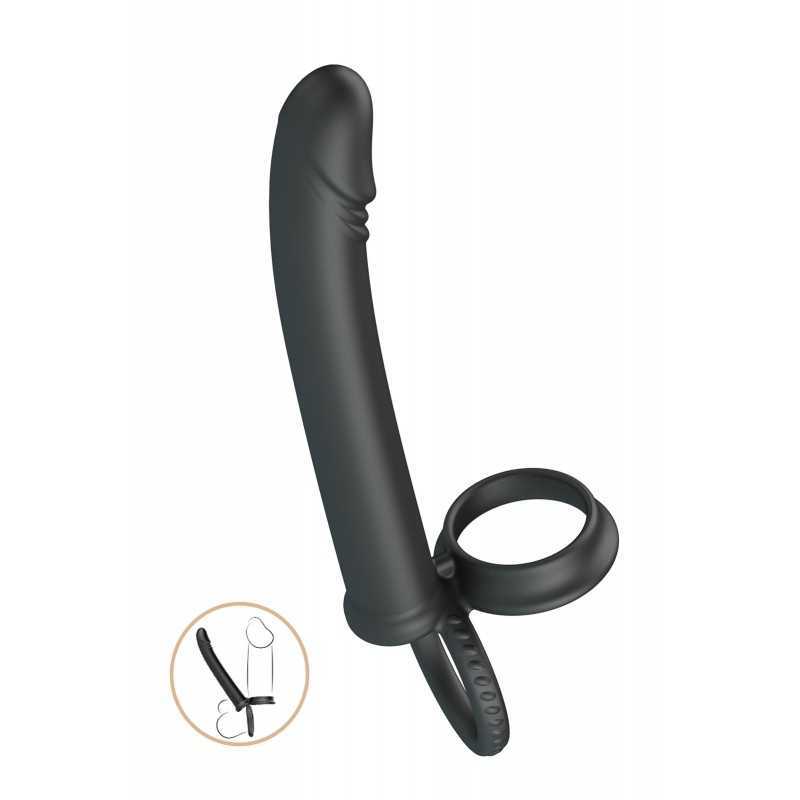 Cockring gode pour double pénétration