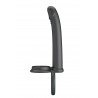 Double cockring avec gode anal silicone noir couple