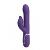 Vibromasseur Rabbit 4 en 1 silicone rechargeable waterproof
