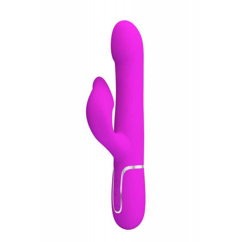 Vibromasseur Rabbit 4 en 1 silicone rechargeable waterproof
