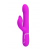 Vibromasseur Rabbit 4 en 1 silicone rechargeable waterproof