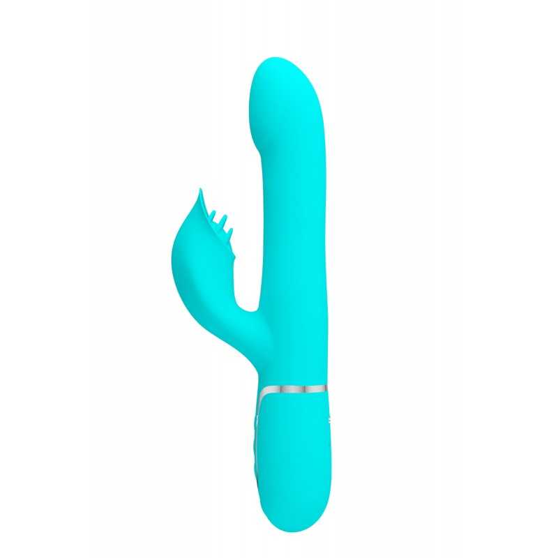 Vibromasseur Rabbit 4 en 1 silicone rechargeable waterproof