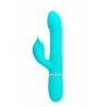 Vibromasseur Rabbit 4 en 1 silicone rechargeable waterproof