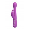Vibromasseur Rabbit 4-en-1 avec va-et-vient rechargeable USB