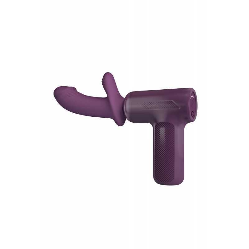 Pistolet vibromasseur à poussée automatique rechargeable USB