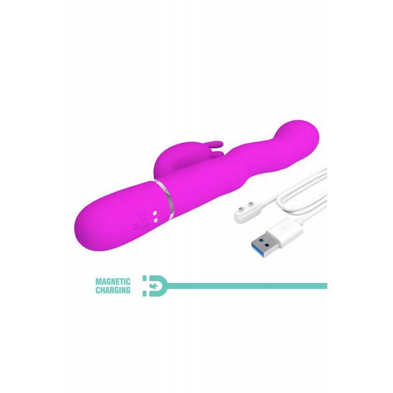 Vibromasseur rabbit ondulant point G et clitoris