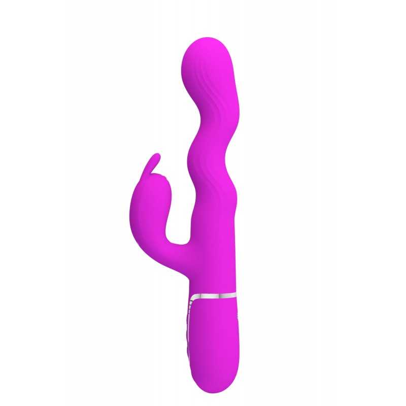 Vibromasseur rabbit ondulant point G et clitoris