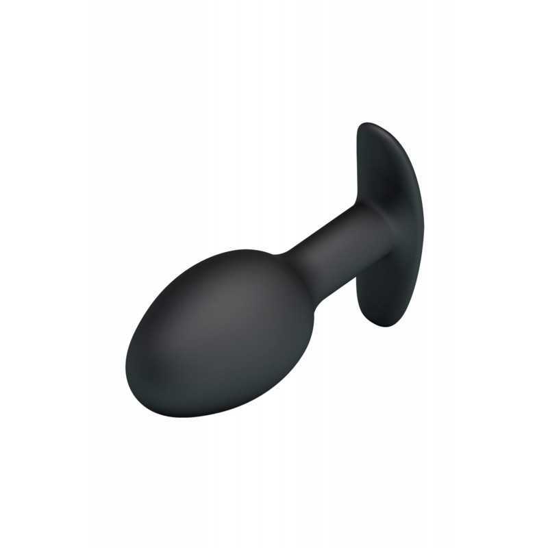 Plug anal avec bille oscillante noir nouvelle génération