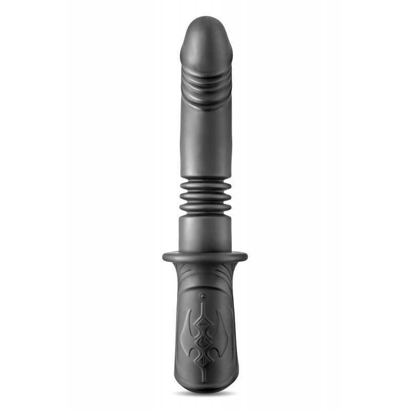 Vibromasseur avec va-et-vient My Black Ram USB