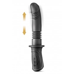 Vibromasseur avec va-et-vient My Black Ram