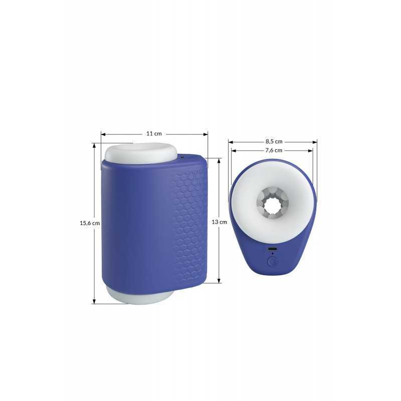 Masturbateur vibrant squeeze USB-C 5 vibrations