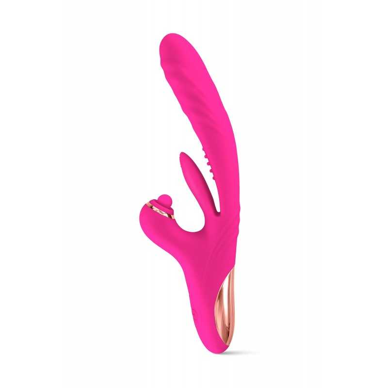 Vibromasseur rabbit 3-en-1 Sassy va-et-vient