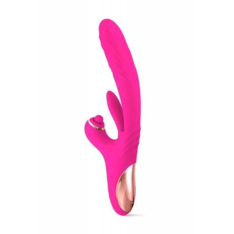 Vibromasseur rabbit 3-en-1 Sassy va-et-vient