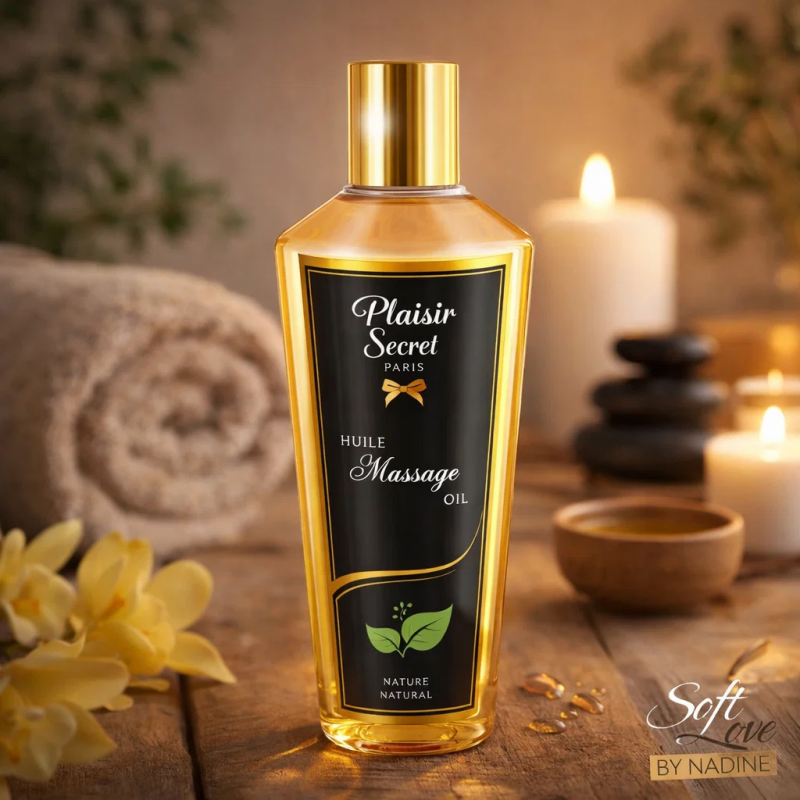 Huile de massage naturelle et végétale - 6 parfums sensuels