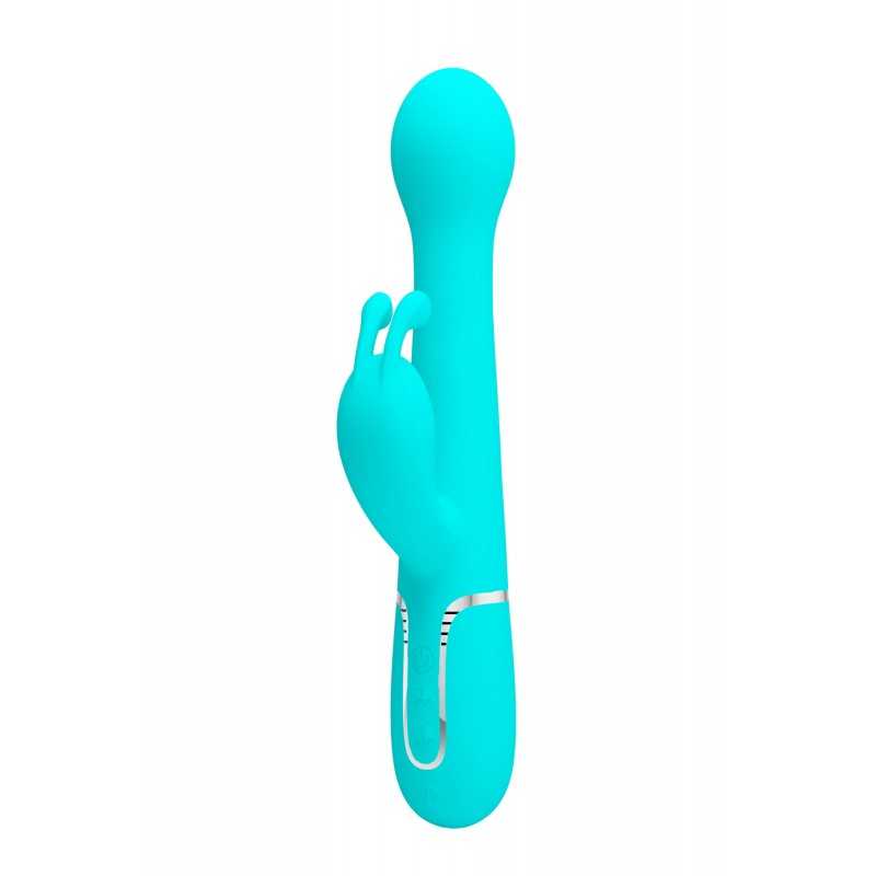 Vibromasseur Rabbit 4-en-1 avec va-et-vient rechargeable USB